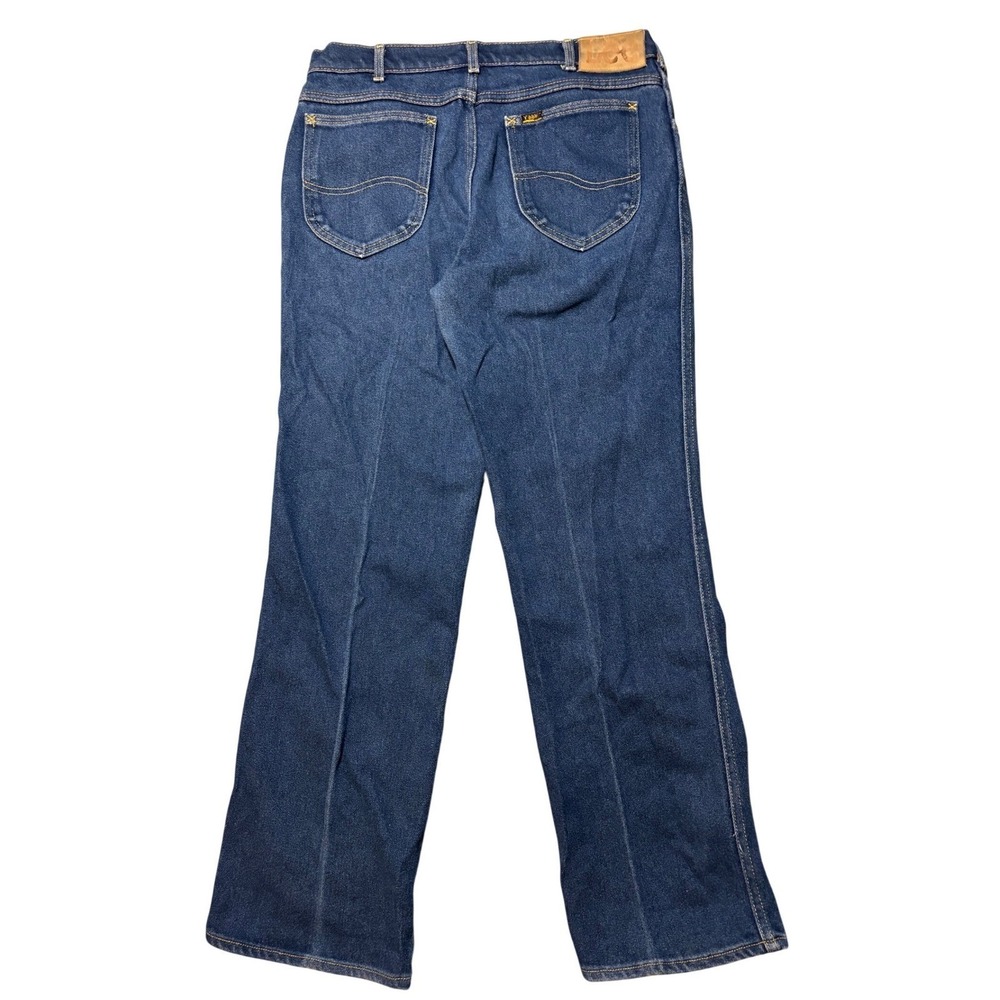 Vintage 70s Lee Riders Bootcut Jeans‎ USA Union Made Cowboy Flare 32x29